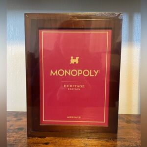 Heritage Book Monopoly Game SEALED